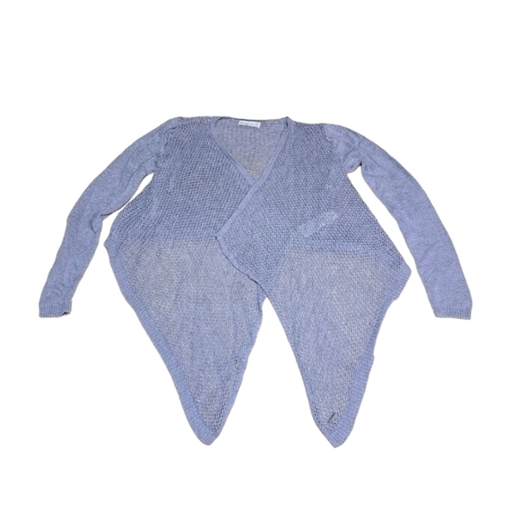 Abercrombie Asymmetrical Cable knit wrap sweater size S/XS - Picture 1 of 7